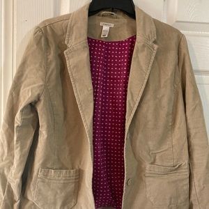 Old navy stretch corduroy blazer size large